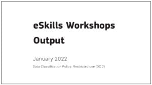 eSkills Workshops output