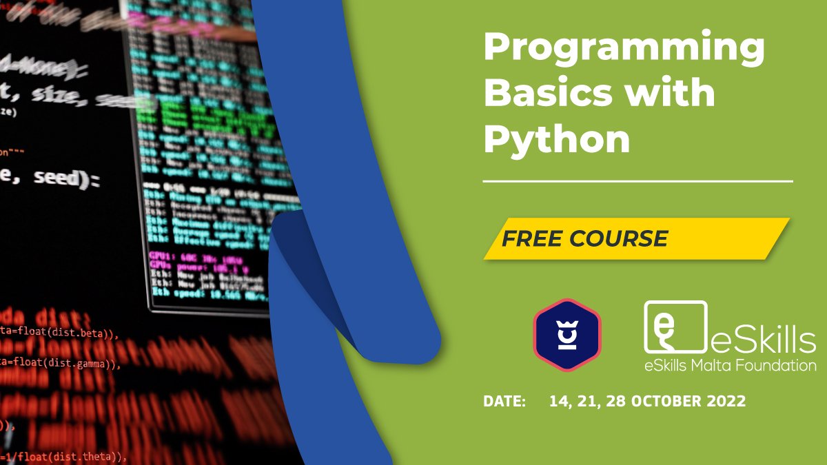 Programming basics with Python