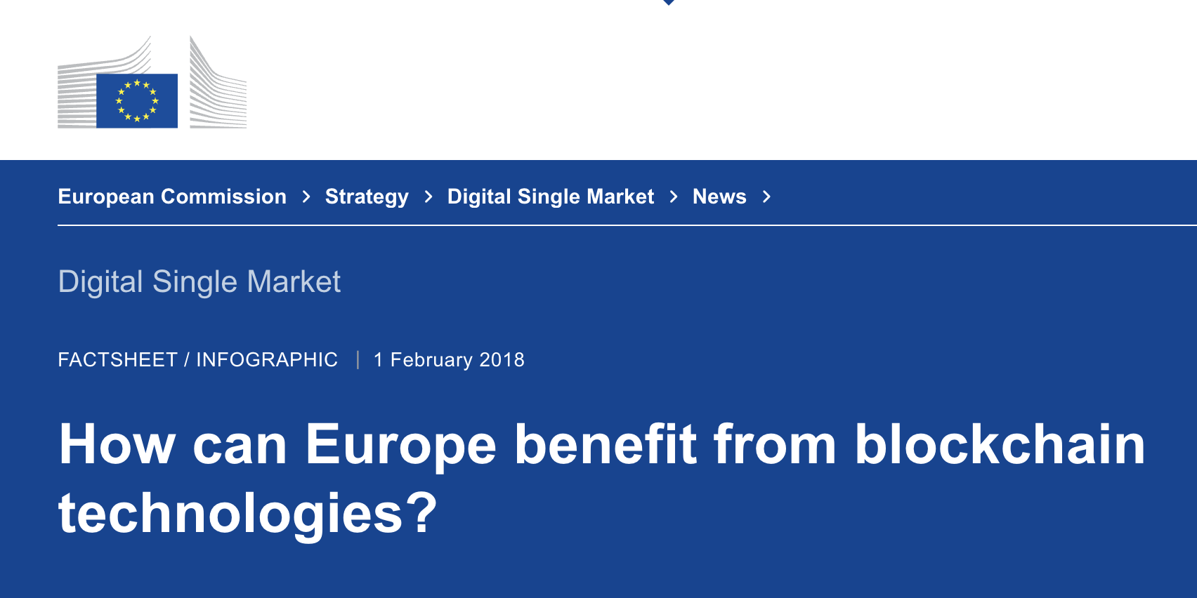 European Commission launches the EU Blockchain Observatory and Forum