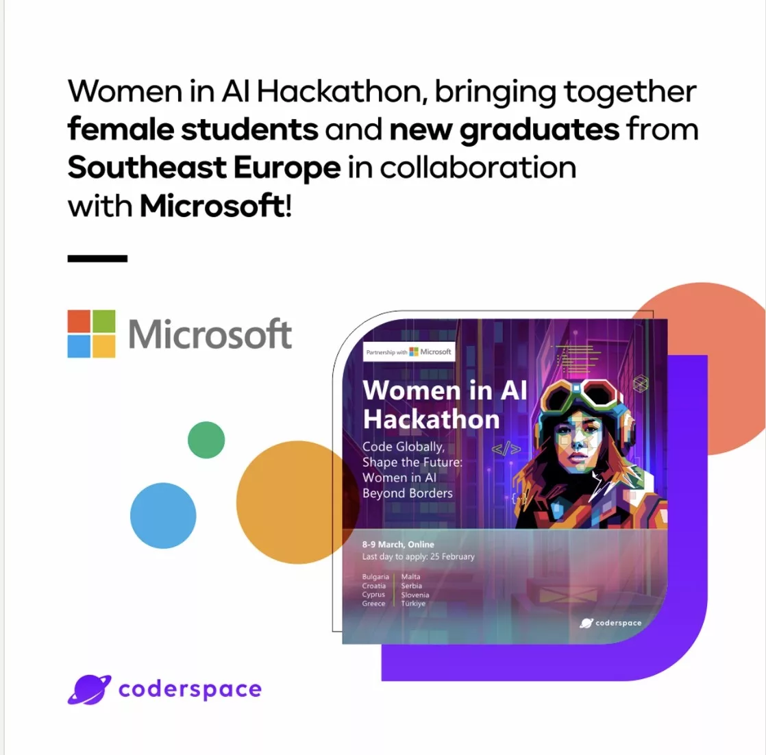 What is Microsoft Women in AI Hackathon?