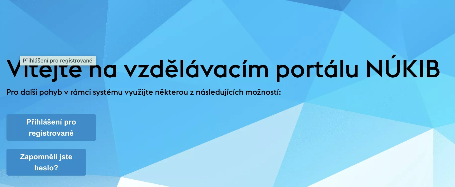 Vítejte na vzdělávacím portálu NÚKIB