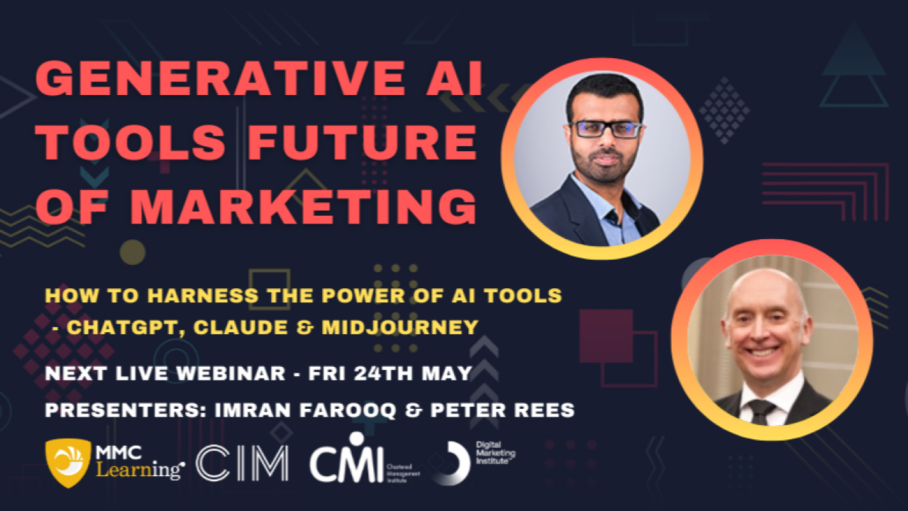 Gen AI Tools Future of Marketing 2024 Live May Masterclass