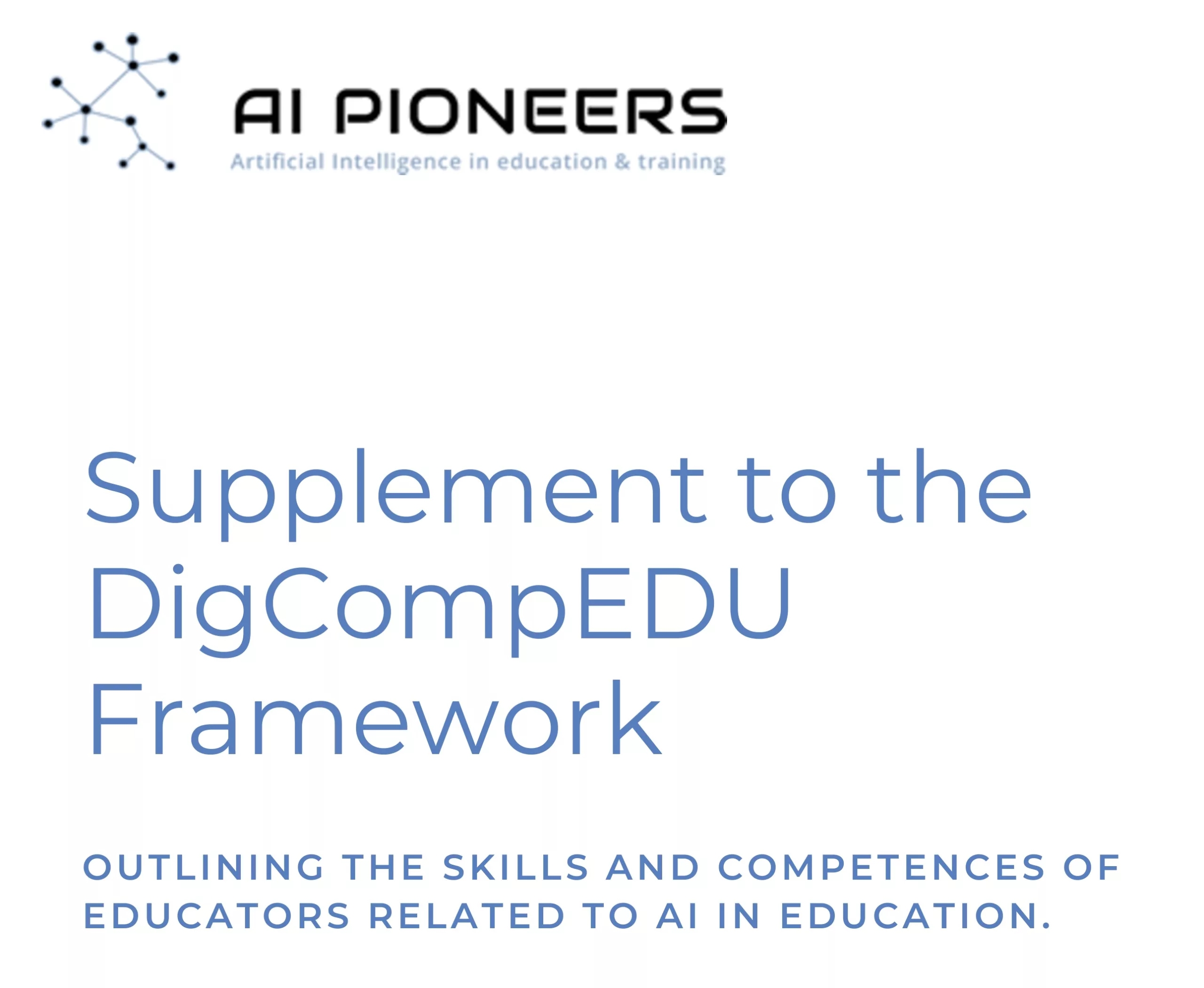 Supplement to the DigCompEDU Framework
