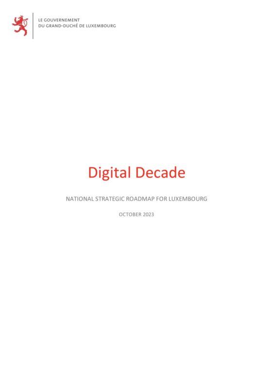NATIONAL STRATEGIC ROADMAP FOR LUXEMBOURG