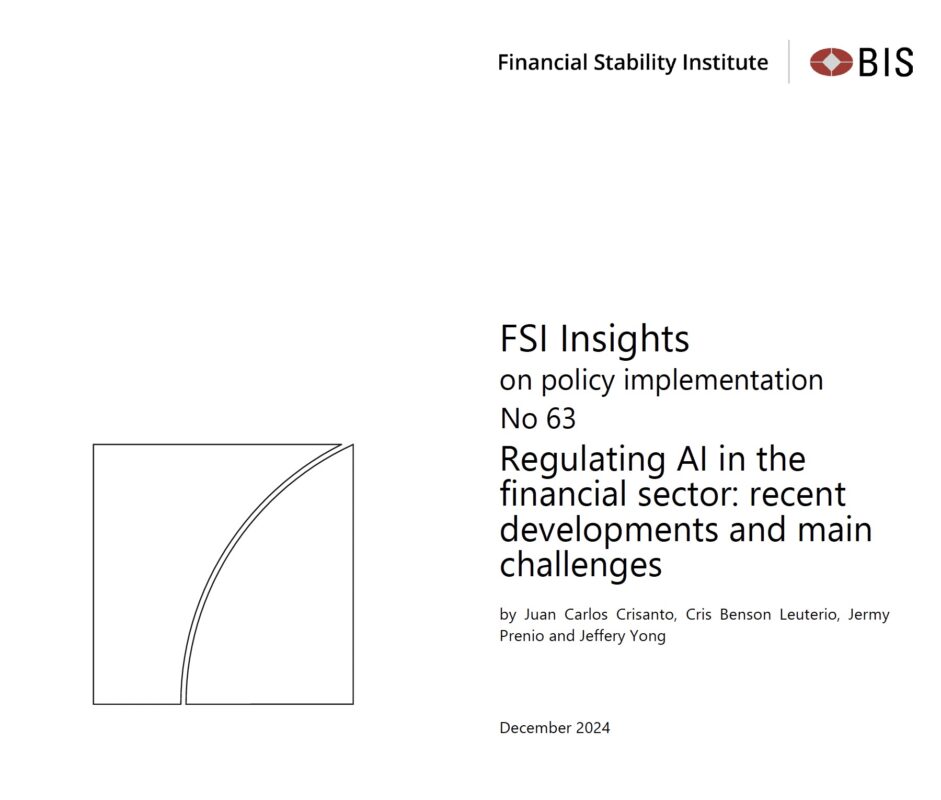 Regulating AI in the financial sector: recent developments and main challenges