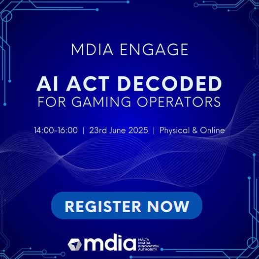 MDIA Engage: AI Act Session for Gaming Operators banner