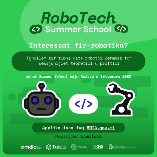 RoboTech Summer School banner