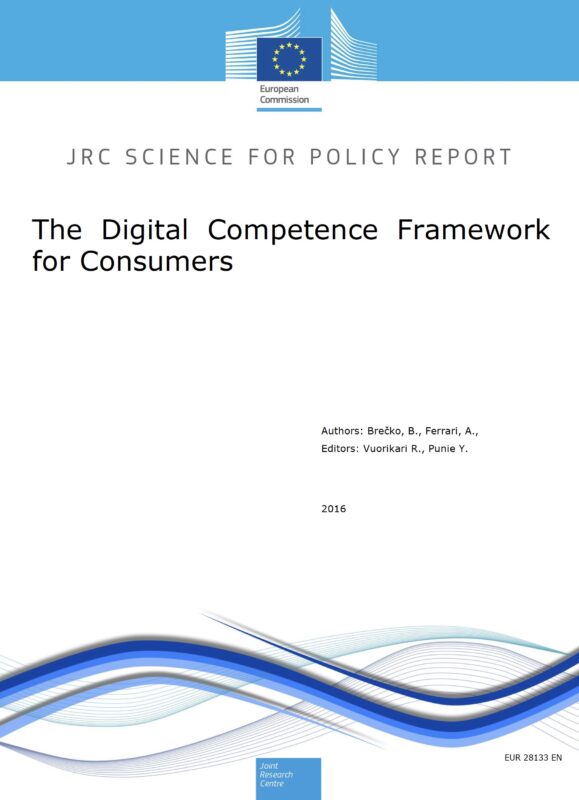 The Digital Competence Framework for Consumers